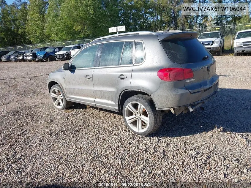 2015 VOLKSWAGEN TIGUAN VIN WVGJV7AX6FW106044 — фото 3