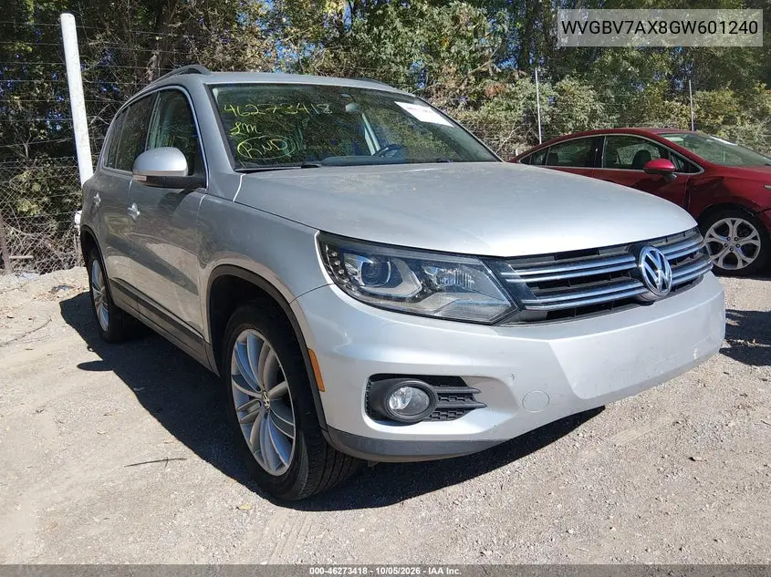 VOLKSWAGEN TIGUAN 2016, VIN WVGBV7AX8GW601240