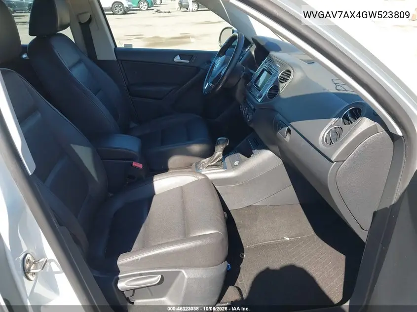 2016 VOLKSWAGEN TIGUAN VIN WVGAV7AX4GW523809 — фото 5