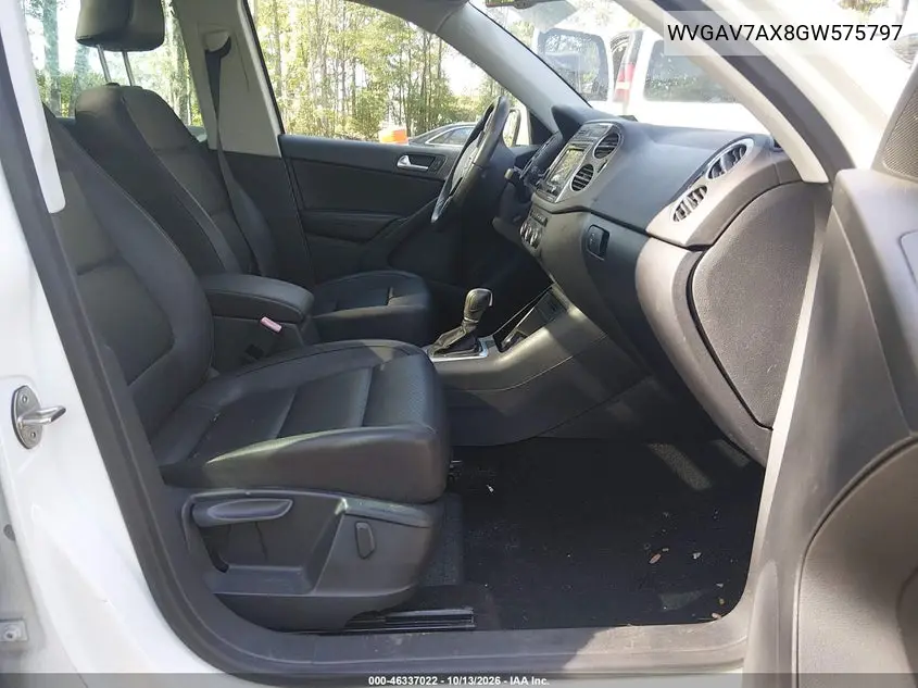 2016 VOLKSWAGEN TIGUAN VIN WVGAV7AX8GW575797 — фото 5