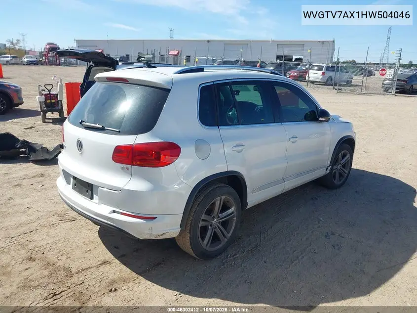 2017 VOLKSWAGEN TIGUAN VIN WVGTV7AX1HW504046 — фото 4