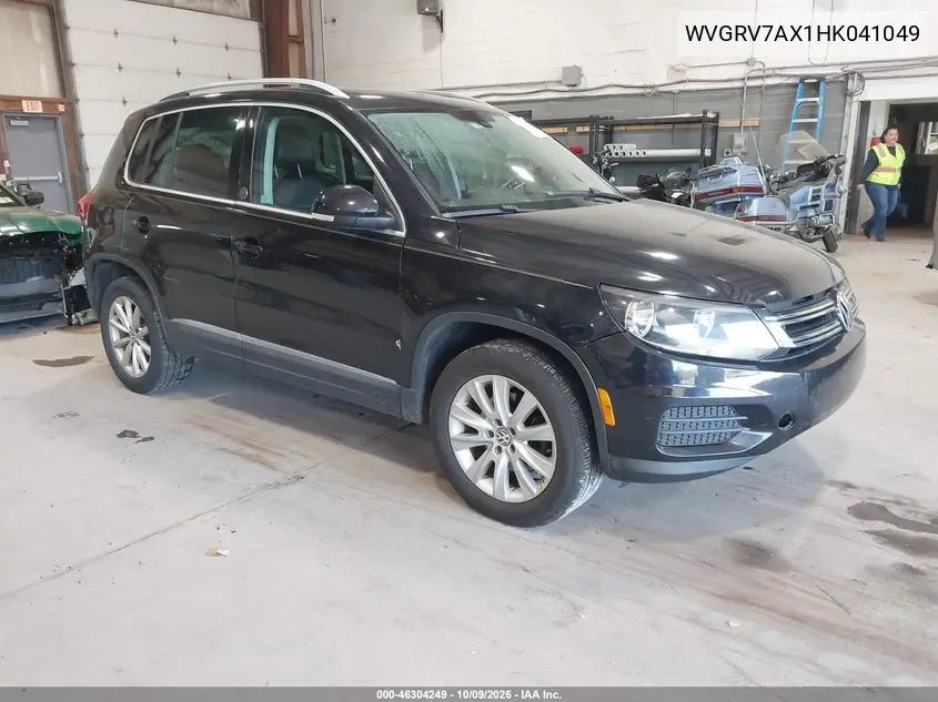 VOLKSWAGEN TIGUAN 2017, VIN WVGRV7AX1HK041049