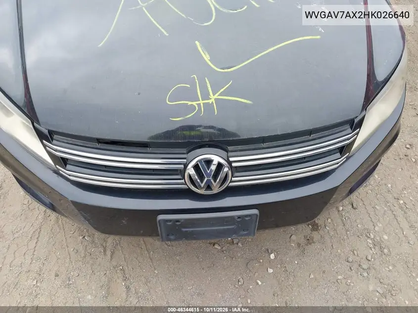 2017 VOLKSWAGEN TIGUAN VIN WVGAV7AX2HK026640 — фото 10