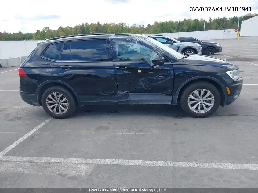 2018 VOLKSWAGEN TIGUAN VIN 3VV0B7AX4JM184941 — фото 12