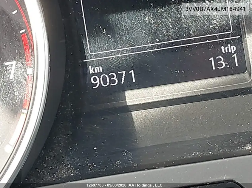 2018 VOLKSWAGEN TIGUAN VIN 3VV0B7AX4JM184941 — фото 14