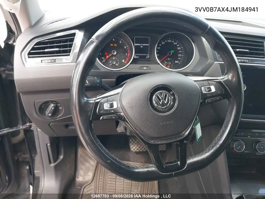 2018 VOLKSWAGEN TIGUAN VIN 3VV0B7AX4JM184941 — фото 17