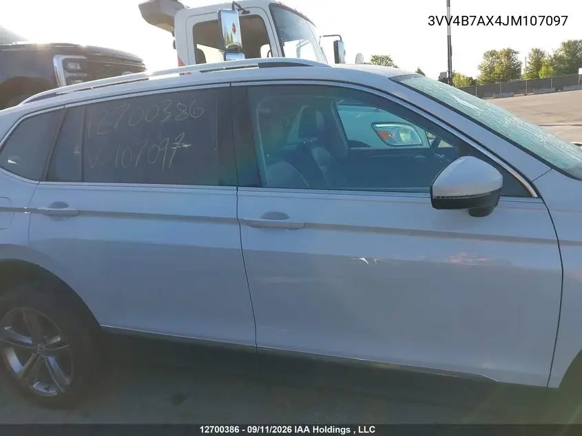 2018 VOLKSWAGEN TIGUAN VIN 3VV4B7AX4JM107097 — фото 13