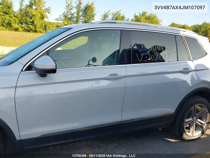 2018 VOLKSWAGEN TIGUAN VIN 3VV4B7AX4JM107097 — фото 14