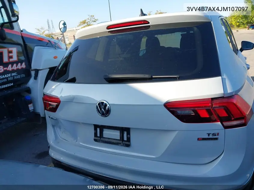 2018 VOLKSWAGEN TIGUAN VIN 3VV4B7AX4JM107097 — фото 16