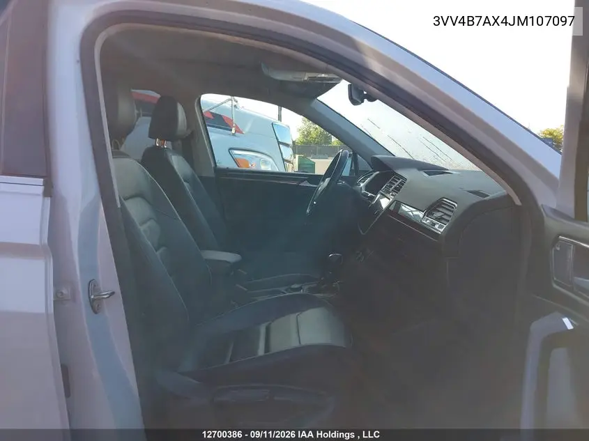 2018 VOLKSWAGEN TIGUAN VIN 3VV4B7AX4JM107097 — фото 5