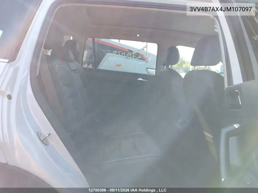 2018 VOLKSWAGEN TIGUAN VIN 3VV4B7AX4JM107097 — фото 8