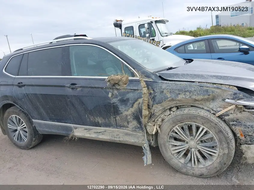 2018 VOLKSWAGEN TIGUAN VIN 3VV4B7AX3JM190523 — фото 14