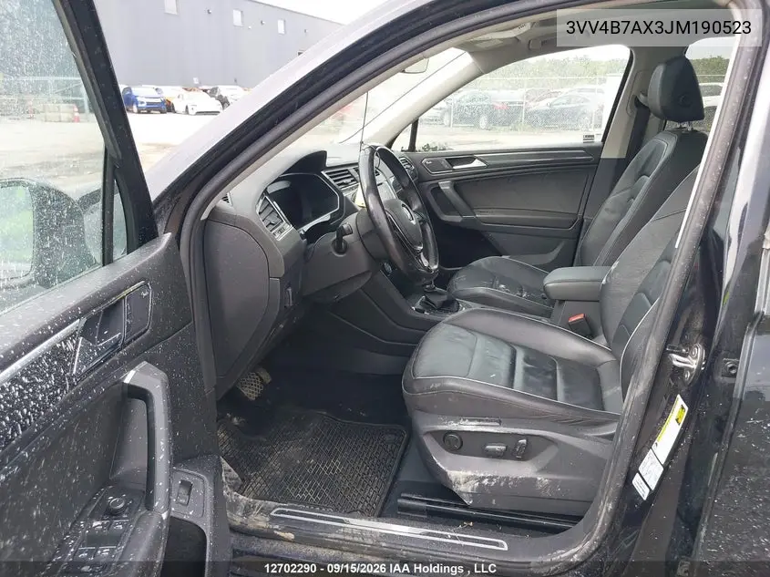 2018 VOLKSWAGEN TIGUAN VIN 3VV4B7AX3JM190523 — фото 5