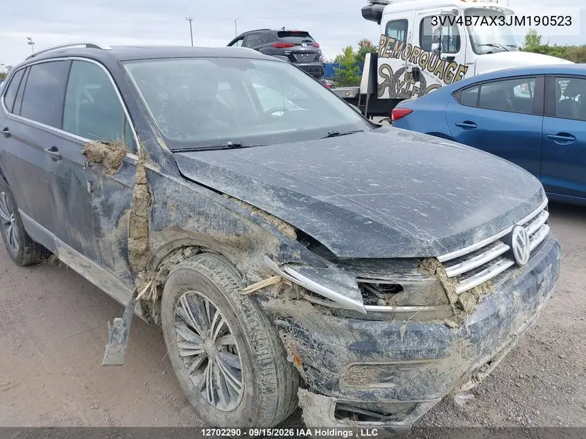 2018 VOLKSWAGEN TIGUAN VIN 3VV4B7AX3JM190523 — фото 6