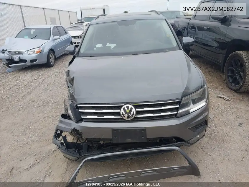 2018 VOLKSWAGEN TIGUAN VIN 3VV2B7AX2JM082742 — фото 12