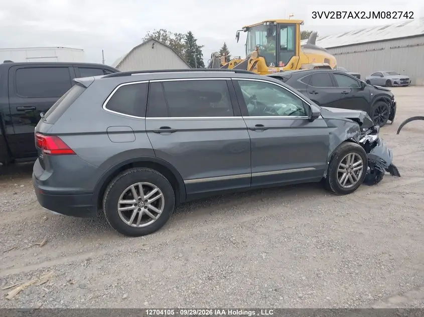2018 VOLKSWAGEN TIGUAN VIN 3VV2B7AX2JM082742 — фото 13
