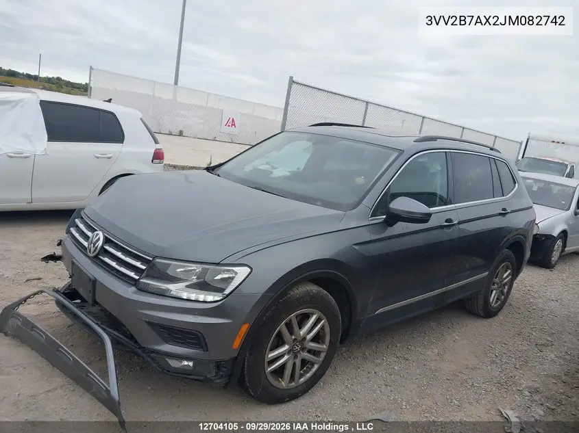 2018 VOLKSWAGEN TIGUAN VIN 3VV2B7AX2JM082742 — фото 14