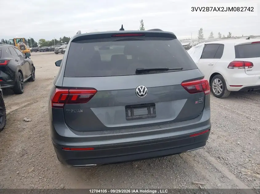 2018 VOLKSWAGEN TIGUAN VIN 3VV2B7AX2JM082742 — фото 16