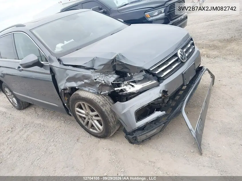 2018 VOLKSWAGEN TIGUAN VIN 3VV2B7AX2JM082742 — фото 6