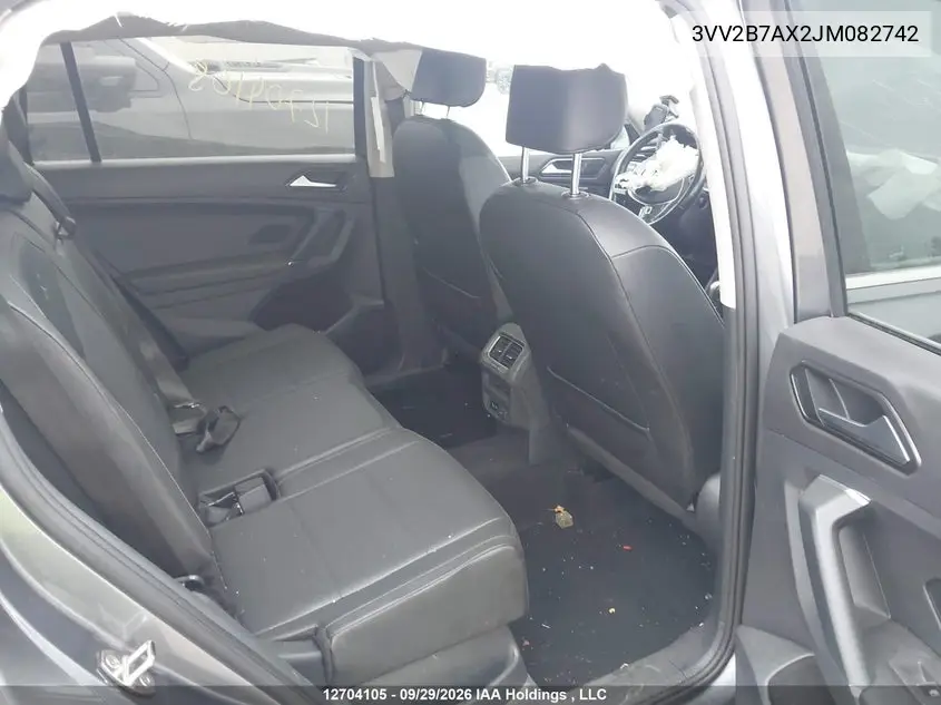 2018 VOLKSWAGEN TIGUAN VIN 3VV2B7AX2JM082742 — фото 8