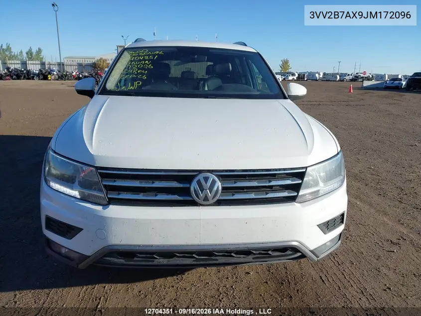 2018 VOLKSWAGEN TIGUAN VIN 3VV2B7AX9JM172096 — фото 13