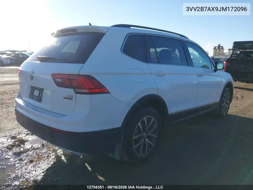 2018 VOLKSWAGEN TIGUAN VIN 3VV2B7AX9JM172096 — фото 4