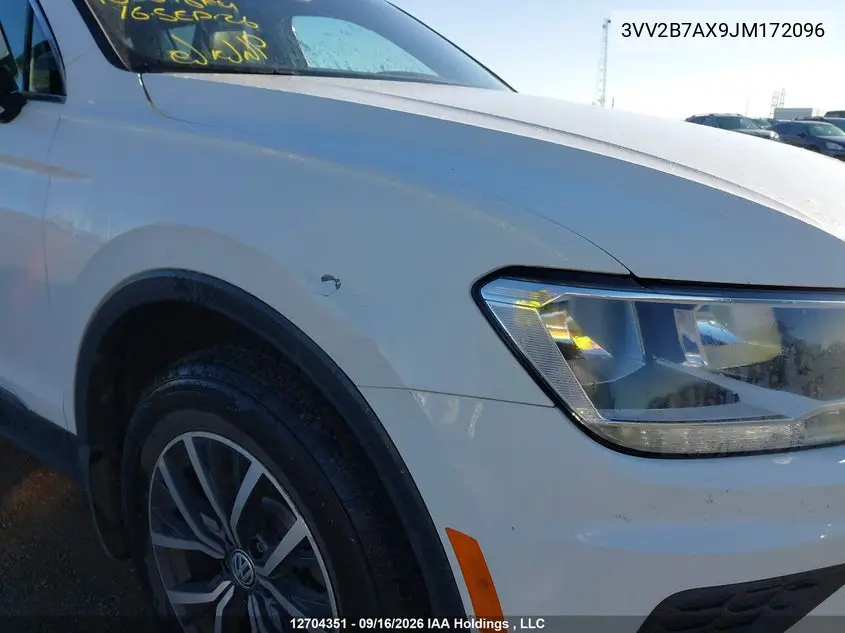 2018 VOLKSWAGEN TIGUAN VIN 3VV2B7AX9JM172096 — фото 6