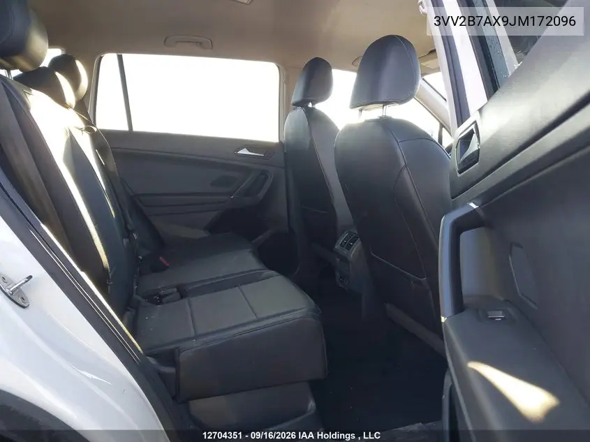 2018 VOLKSWAGEN TIGUAN VIN 3VV2B7AX9JM172096 — фото 8