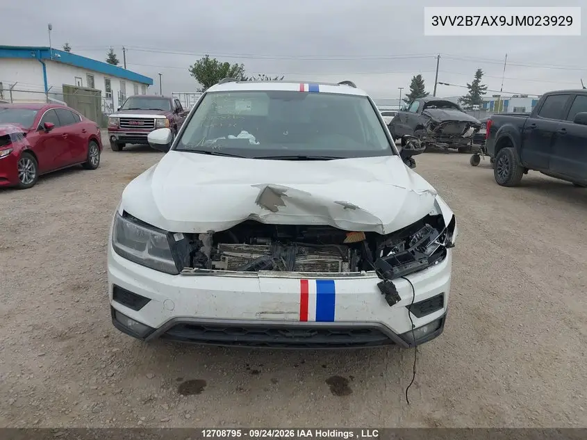 2018 VOLKSWAGEN TIGUAN VIN 3VV2B7AX9JM023929 — фото 12