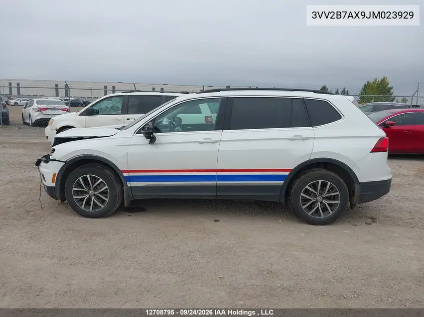 2018 VOLKSWAGEN TIGUAN VIN 3VV2B7AX9JM023929 — фото 14