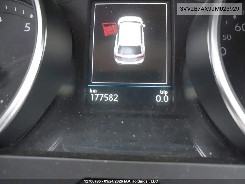 2018 VOLKSWAGEN TIGUAN VIN 3VV2B7AX9JM023929 — фото 15