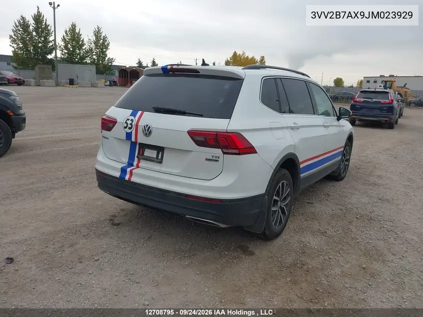2018 VOLKSWAGEN TIGUAN VIN 3VV2B7AX9JM023929 — фото 4