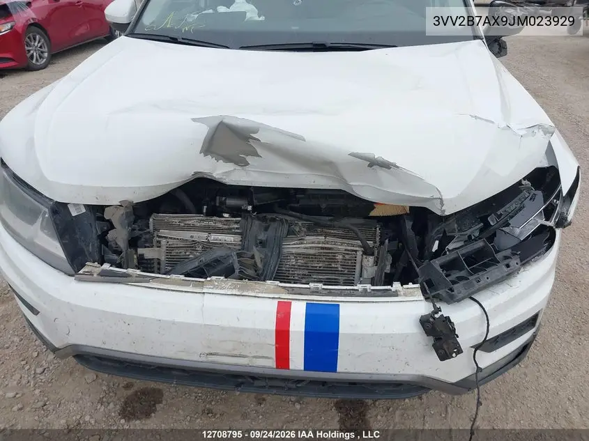 2018 VOLKSWAGEN TIGUAN VIN 3VV2B7AX9JM023929 — фото 6