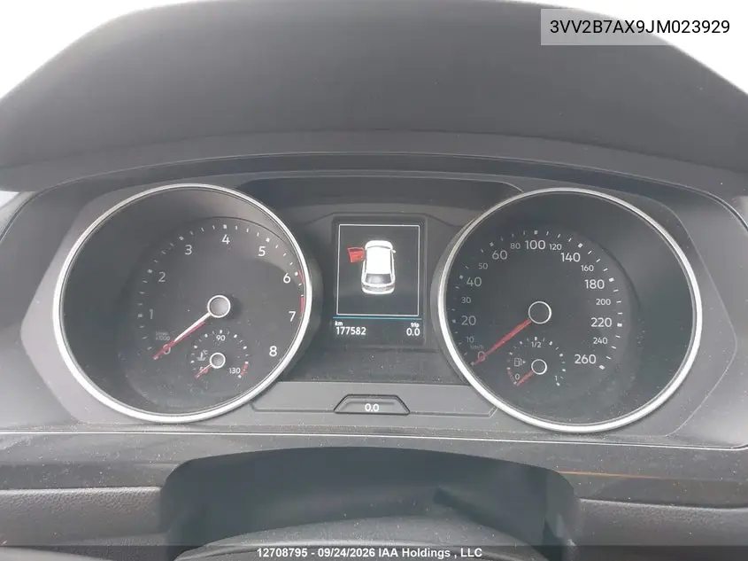 2018 VOLKSWAGEN TIGUAN VIN 3VV2B7AX9JM023929 — фото 7