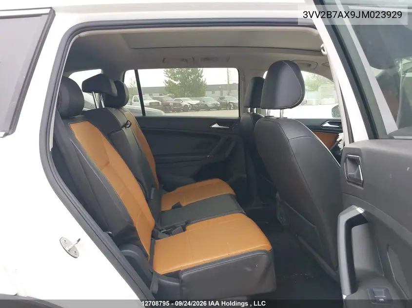 2018 VOLKSWAGEN TIGUAN VIN 3VV2B7AX9JM023929 — фото 8