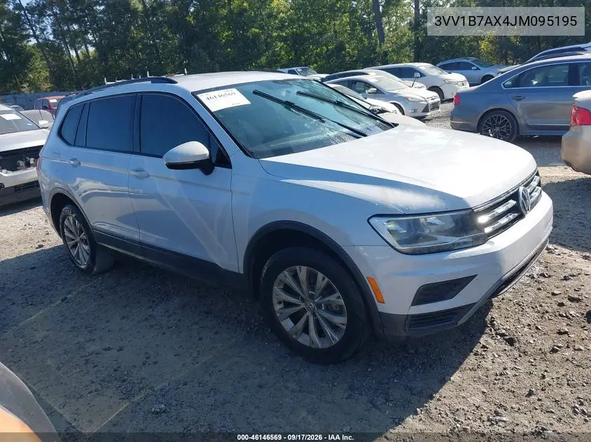 VOLKSWAGEN TIGUAN 2018, VIN 3VV1B7AX4JM095195