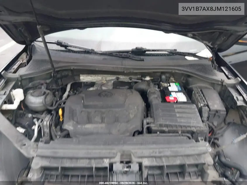 2018 VOLKSWAGEN TIGUAN VIN 3VV1B7AX8JM121605 — фото 10