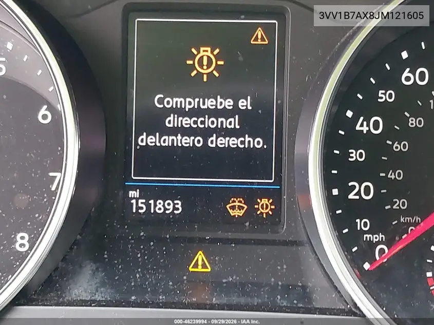 2018 VOLKSWAGEN TIGUAN VIN 3VV1B7AX8JM121605 — фото 16