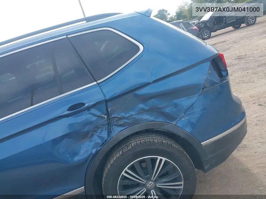 2018 VOLKSWAGEN TIGUAN VIN 3VV3B7AX0JM041000 — фото 6