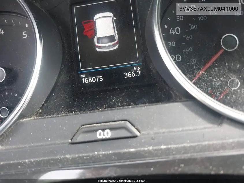 2018 VOLKSWAGEN TIGUAN VIN 3VV3B7AX0JM041000 — фото 7