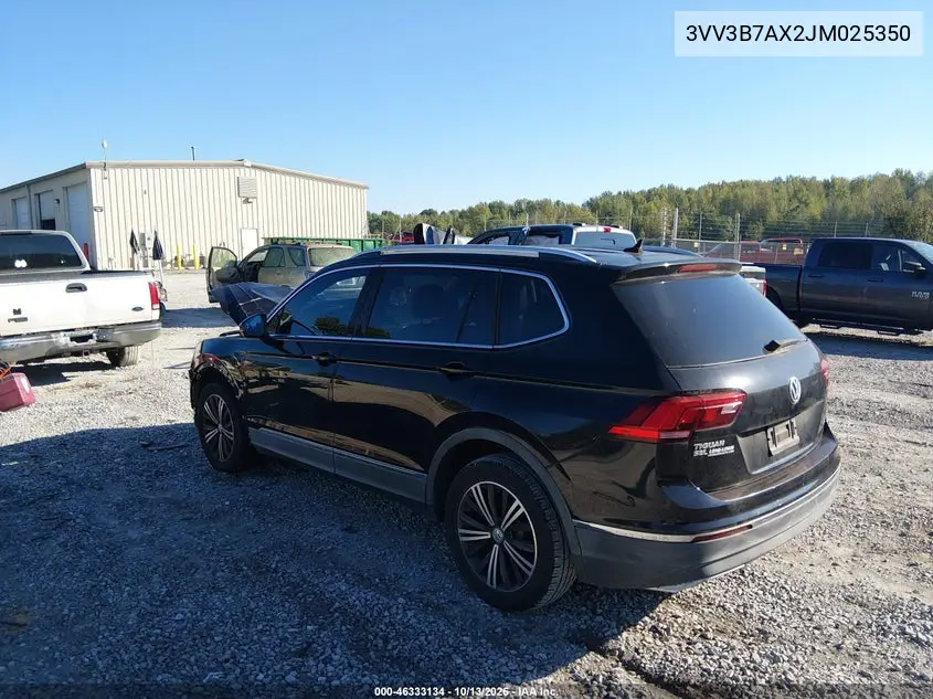 2018 VOLKSWAGEN TIGUAN VIN 3VV3B7AX2JM025350 — фото 3
