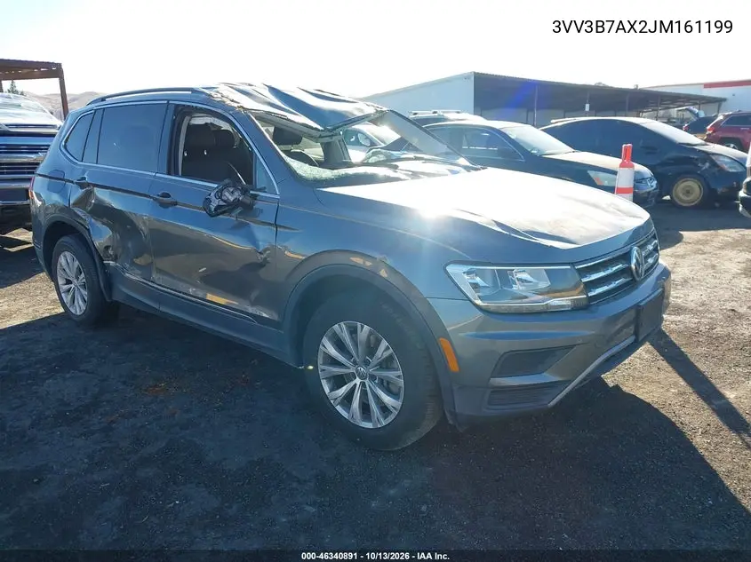 VOLKSWAGEN TIGUAN 2018, VIN 3VV3B7AX2JM161199