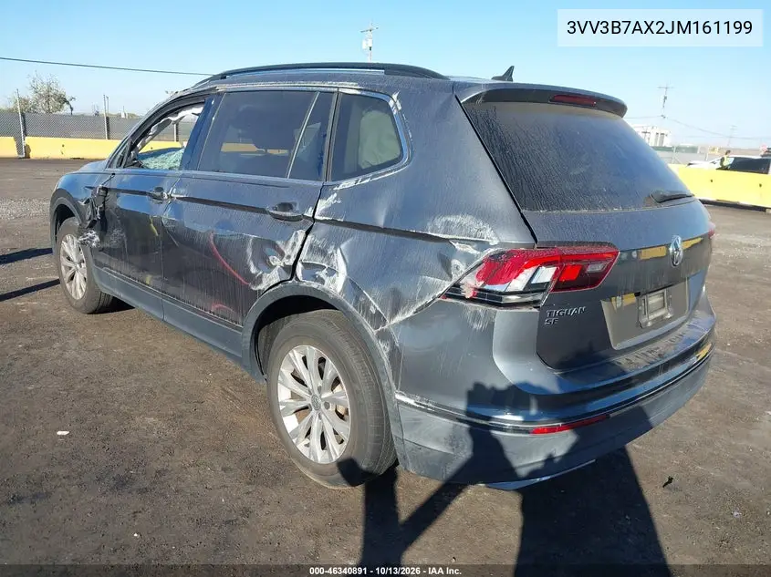 2018 VOLKSWAGEN TIGUAN VIN 3VV3B7AX2JM161199 — фото 3