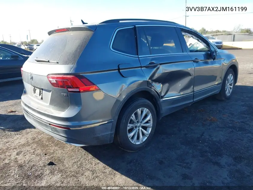2018 VOLKSWAGEN TIGUAN VIN 3VV3B7AX2JM161199 — фото 4