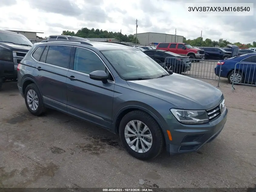 VOLKSWAGEN TIGUAN 2018, VIN 3VV3B7AX9JM168540