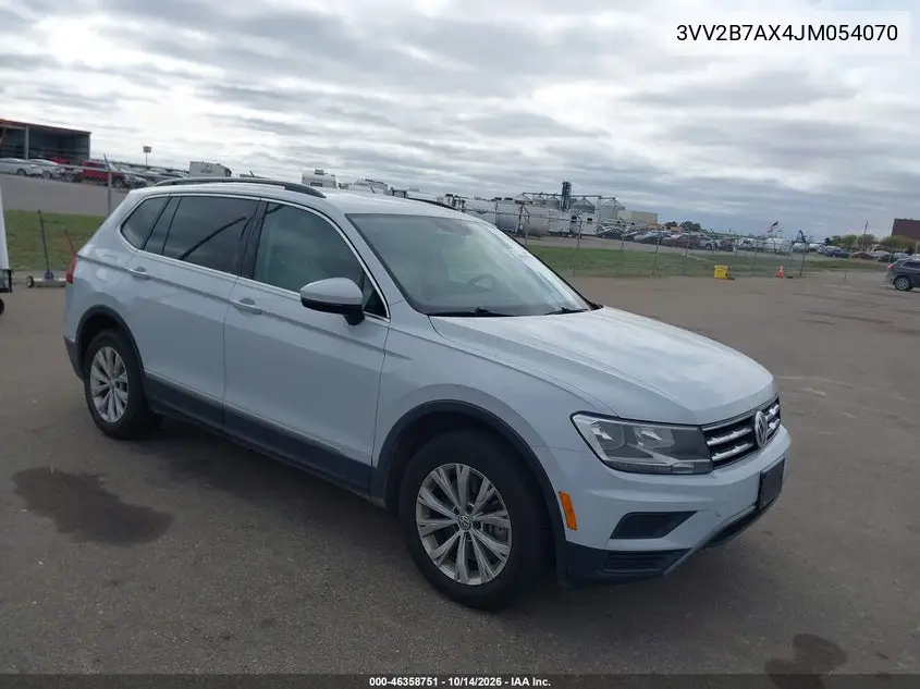 VOLKSWAGEN TIGUAN 2018, VIN 3VV2B7AX4JM054070