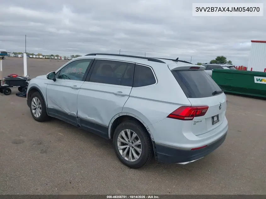 2018 VOLKSWAGEN TIGUAN VIN 3VV2B7AX4JM054070 — фото 3