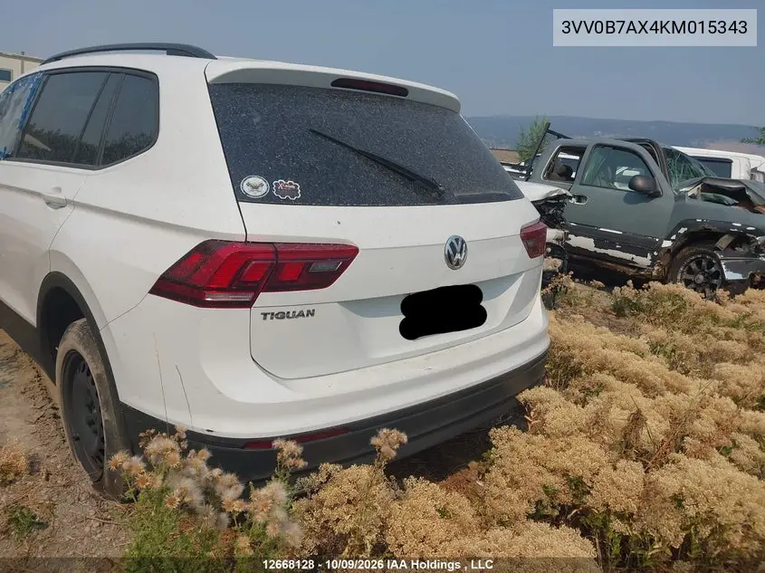 2019 VOLKSWAGEN TIGUAN VIN 3VV0B7AX4KM015343 — фото 16