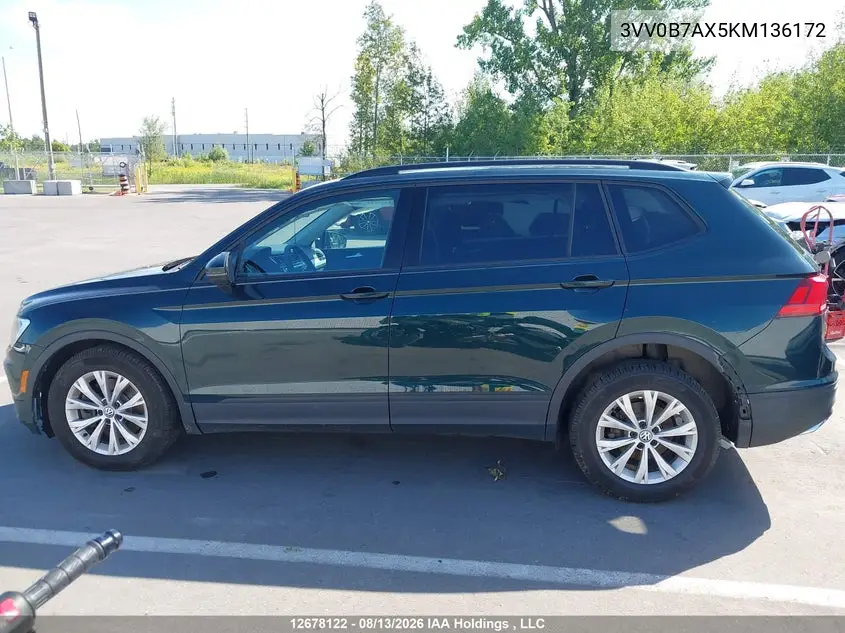 2019 VOLKSWAGEN TIGUAN VIN 3VV0B7AX5KM136172 — фото 15