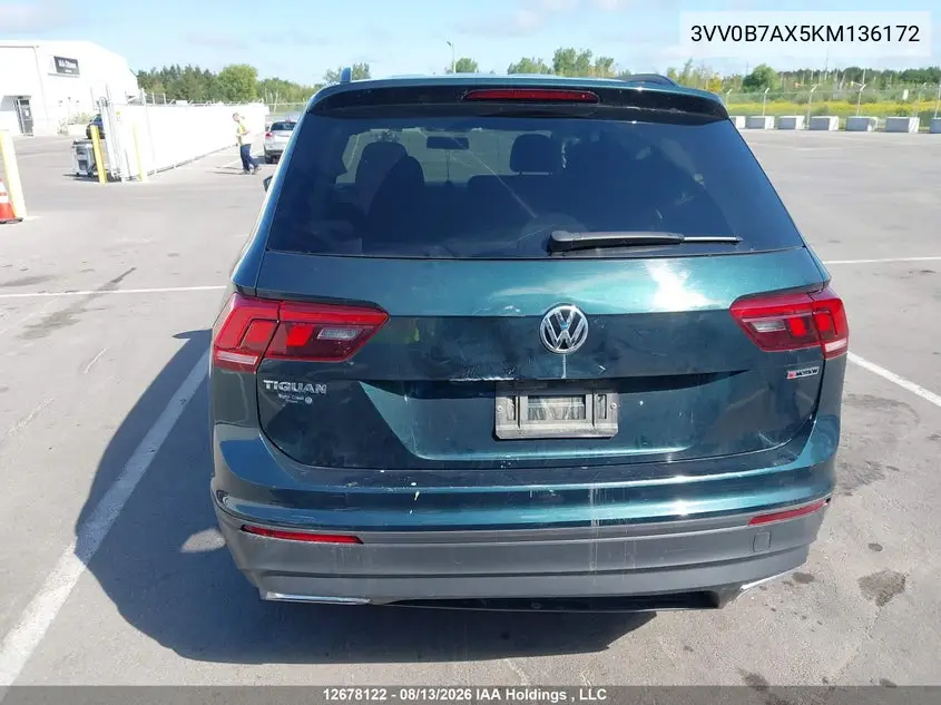 2019 VOLKSWAGEN TIGUAN VIN 3VV0B7AX5KM136172 — фото 17